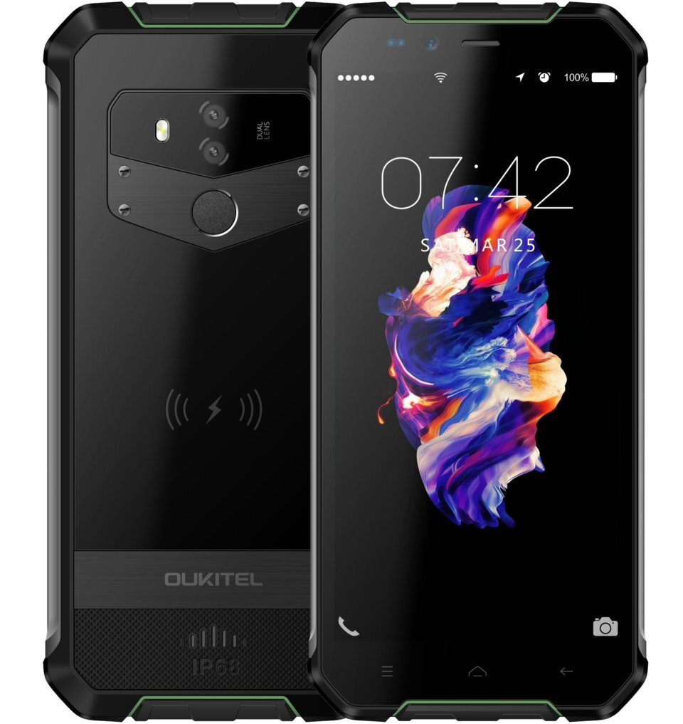 OUKITEL WP1 IP68 – давайте всё по порядку, для начала разберёмся с ценой. В России в розничных магазинах такой аппарат вряд - ли встретишь, но на АлиЭкспресс он стоит всего 8600. 8600 Карл!!!По качеству этот смартфон превосходит Самсунги серии – J и A хотя стоит в разы меньше. Немного тяжеловат, но это больше плюс, чем минус. Корпус выполнен из алюминия и пластика с резиновыми вставками, имеет защиту IP – 68 он защищён от воды на глубине до 2 – х метров, т.е. его можно брать с собой в душ или ванную. Какой Самсунг за 8600 сможет так? Да ни какой!!Функционал этого смартфона не может не радовать. И так подробнее, что же у него под толстой бронёй? Давайте посмотрим. Сердцем этому носорогу служит средненький 8 ядерный процессор MTK6763, в Асфальт на средних настройках играть можно. Есть функция быстрой зарядки технологией  Pump Express3.0, а так же у него разъём Type-C, что не может не радовать. Вход для наушников 3.5 джек тоже есть. Двойная камера на 13 и 5 мегапикселей с матрицей от Sony, фронтальная камера на 5 мегапикселей от того же производителя. IPS – дисплей с разрешением HD+. Памяти у него более чем достаточно 64 gb встроенной с возможностью расширения флешкой MicroSD до 128 gb, оперативной памяти 4 gb.И на последок, вишенка на торте. Аккумулятор у OUKITEL WP1 IP68 10000 mAh. Производитель заявил, что данный аппарат может выжить без подзарядки 150 часов это ровняется 6 дням с четвертью. А теперь скажи мне какой Самсунг за 8600 рублей так сможет ???