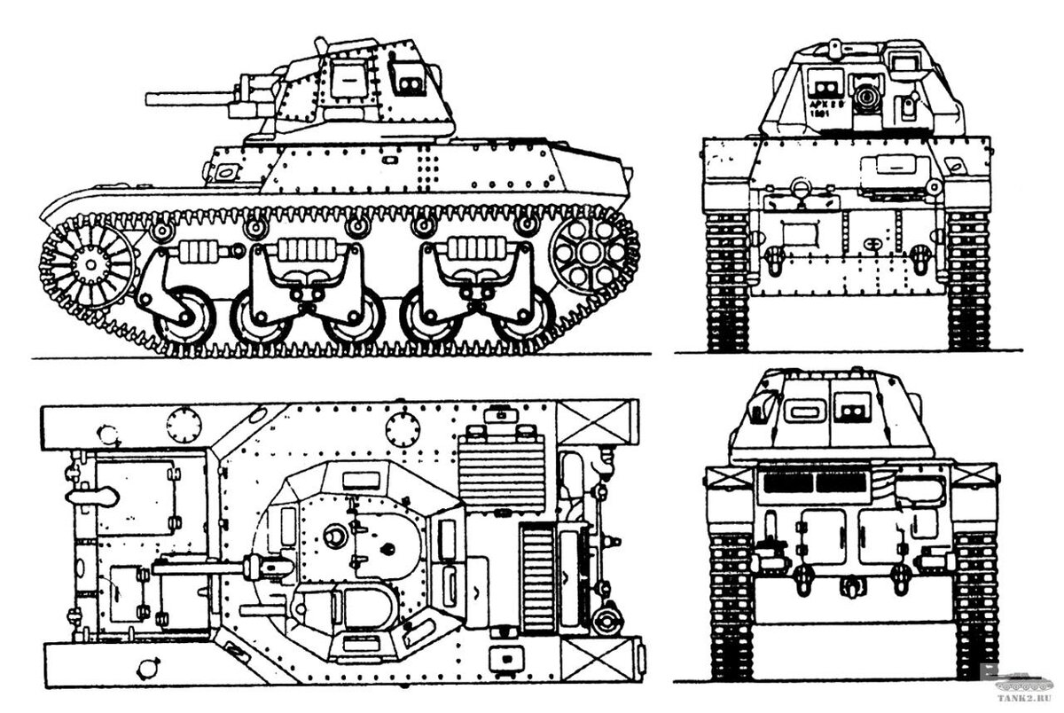 Т 35 чертеж