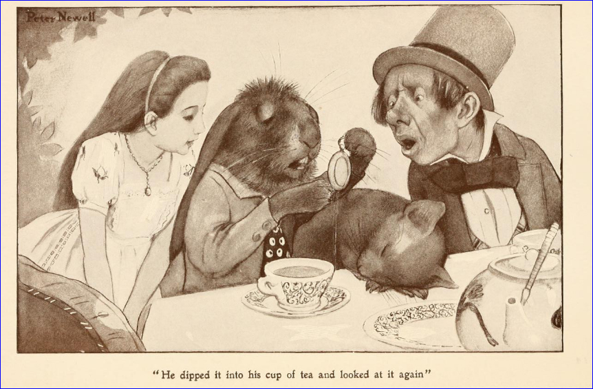 Иллюстрация к "Алисе в Стране чудес" Льюиса Кэрролла, взято с wikimedia.org