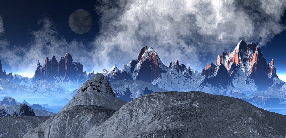 https://pixabay.com/illustrations/mountains-moon-earth-space-1732123/