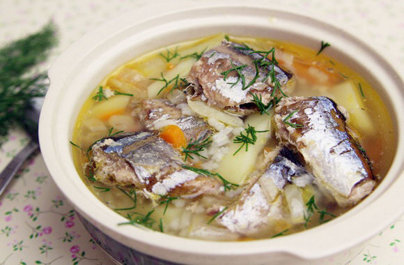 Суп из консервированной сайры, пошаговый рецепт на ккал, фото, ингредиенты - olga