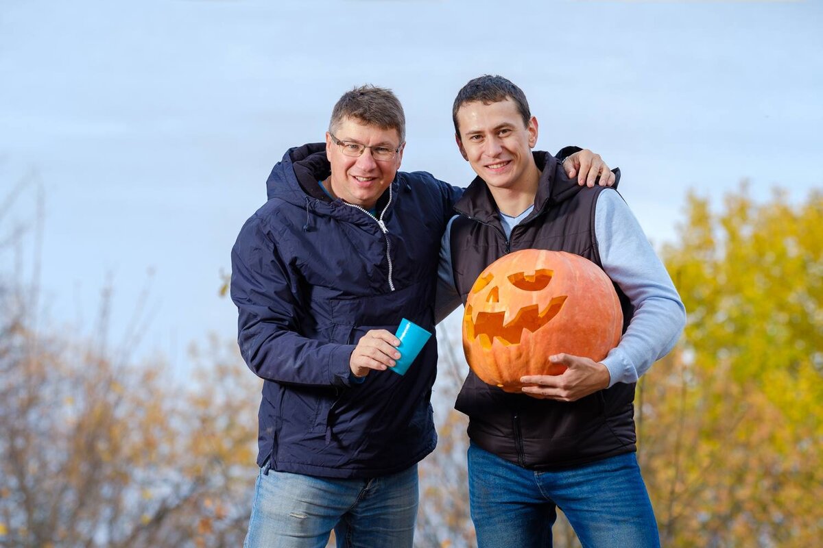 В прошлом году приобщился к Хэллоуину.