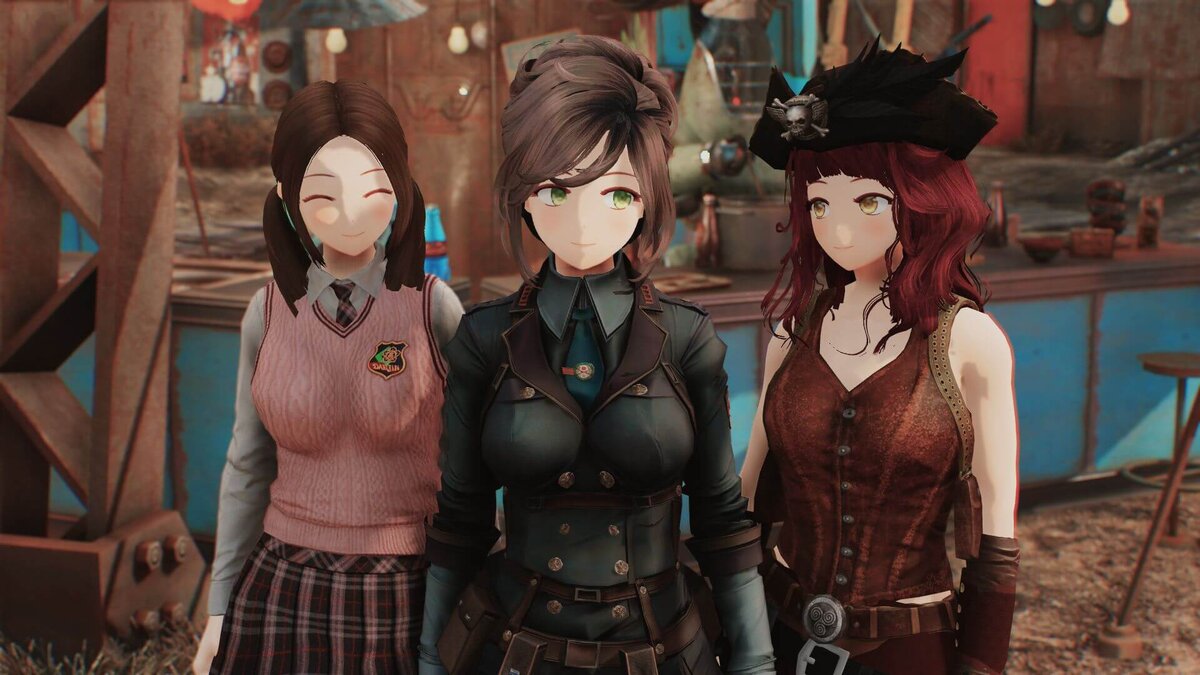 Топ 50 модов. Animerace Nanakochan. Fallout 4 аниме. Fallout 4 аниме раса. Fallout 4 anime Race Nanakochan