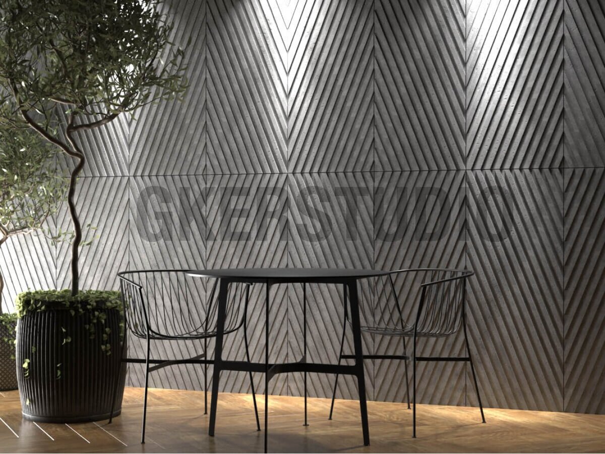 интерьерные панели из стеклофибробетона