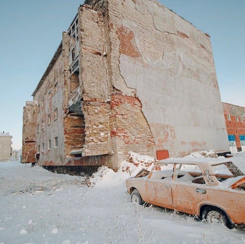 Брошенные дома в воркуте фото