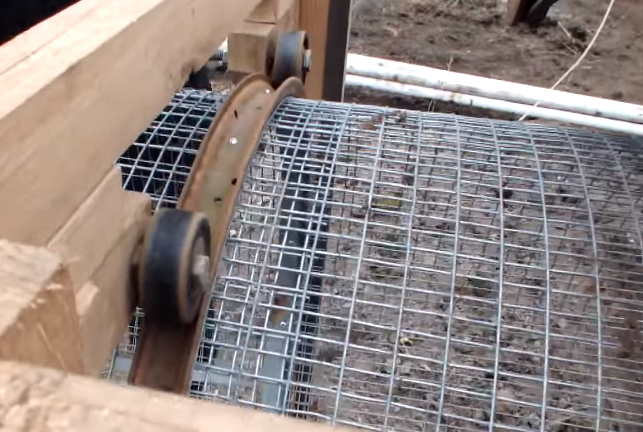 Автоматическое просеивание песка