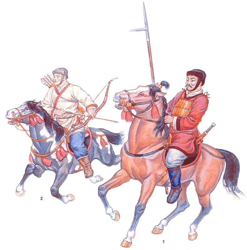Китайские легковооруженный кавалерист https://forma-odezhda.ru/encyclopedia/kitajskij-voin-iii-v-do-ne--iii-v-ne/
