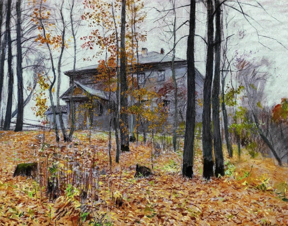 Осень. Особняк Левитан Исаак Ильич