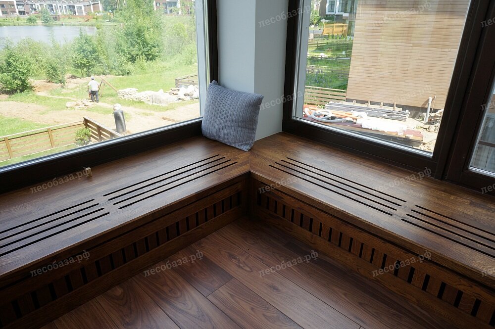 подоконники из дуба