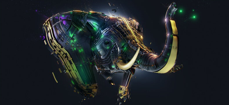 3D графика, выполненная в программе Cinema 4d