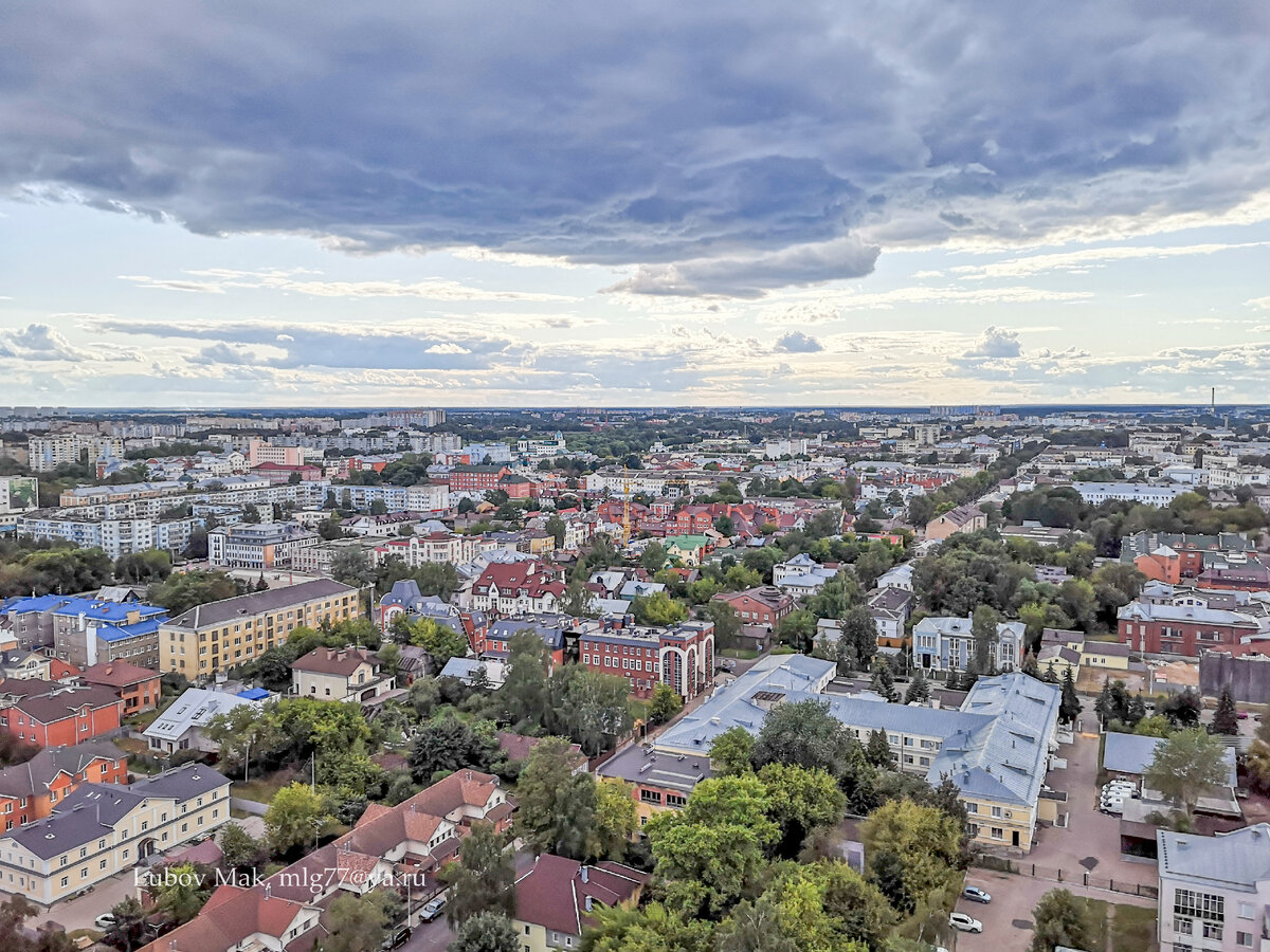 Вид на Тверь с обзорной площадки