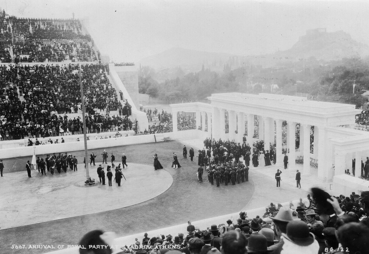 Олимпийская деревня в Афинах 1906