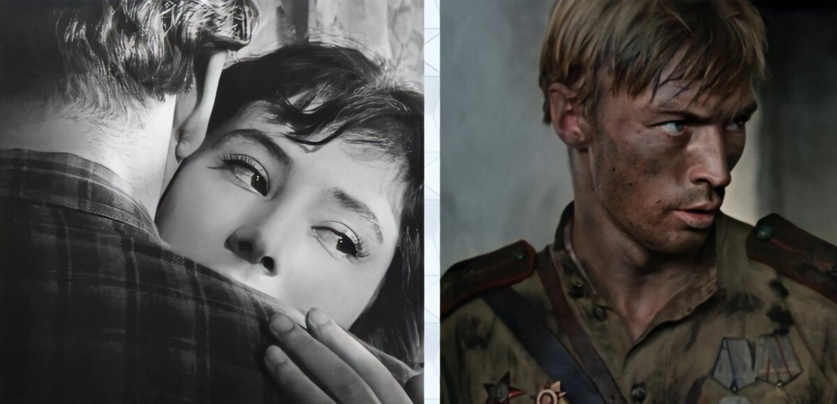 фото: кадры из фильмов "Летят журавли" 1957 и "Освобождение" 1970