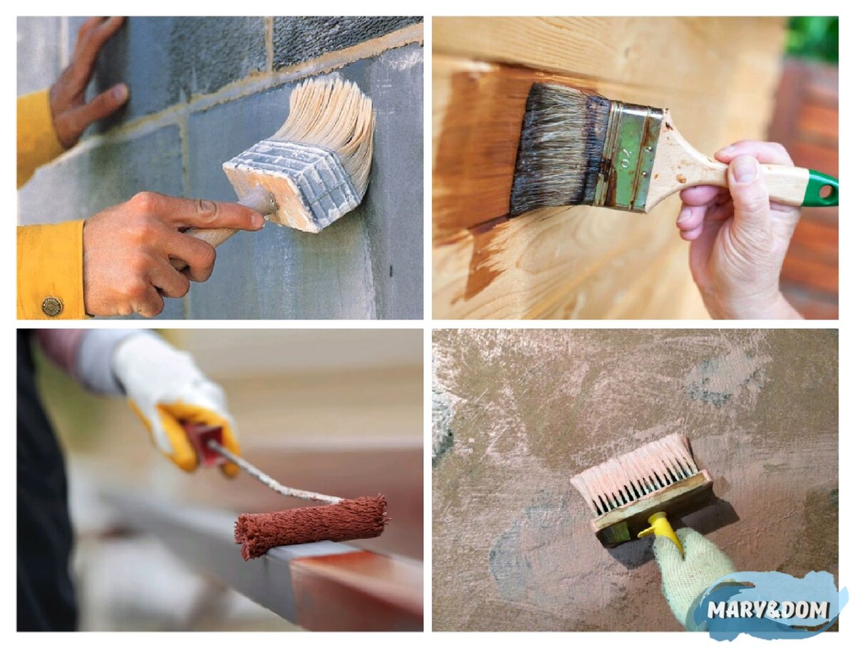 Подходит для обработки любых поверхностей, бетона, дерева, железа