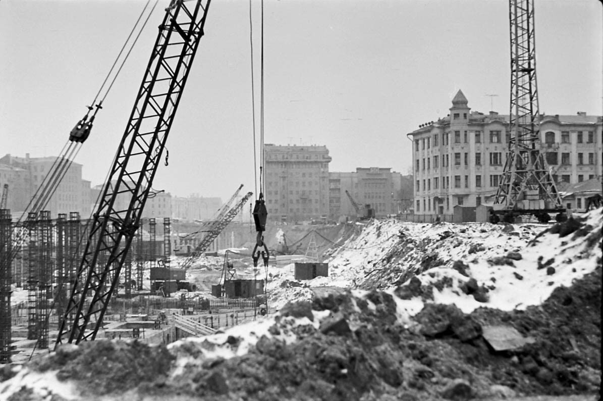 Строительство Нового Арбата, 1964 год