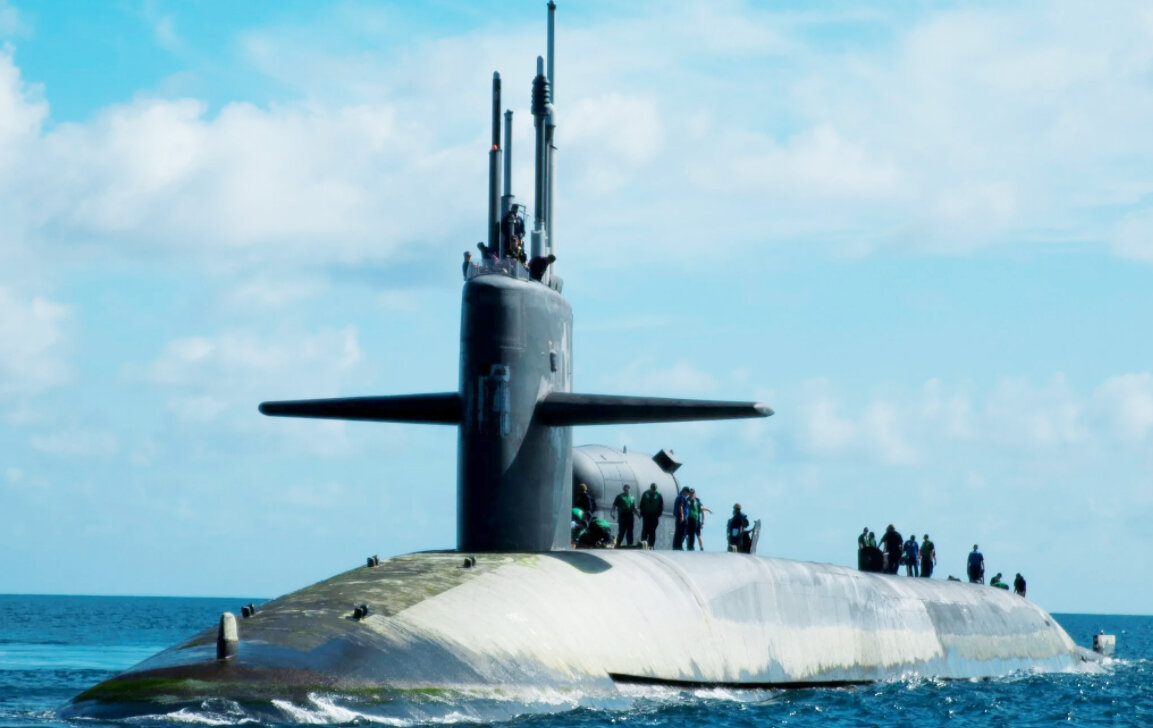 Атомная подводная лодка типа "Огайо" (ВМС США).