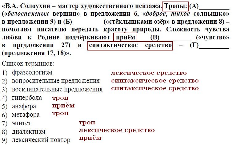 Теория литературы: средства художественной выразительности. Часть 1 - Умскул Учебник