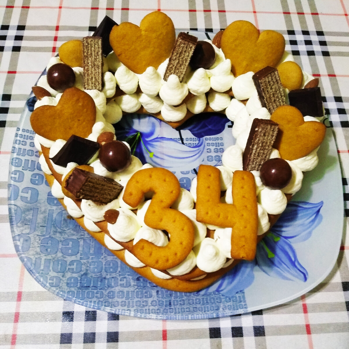Съедобные цифры на торт