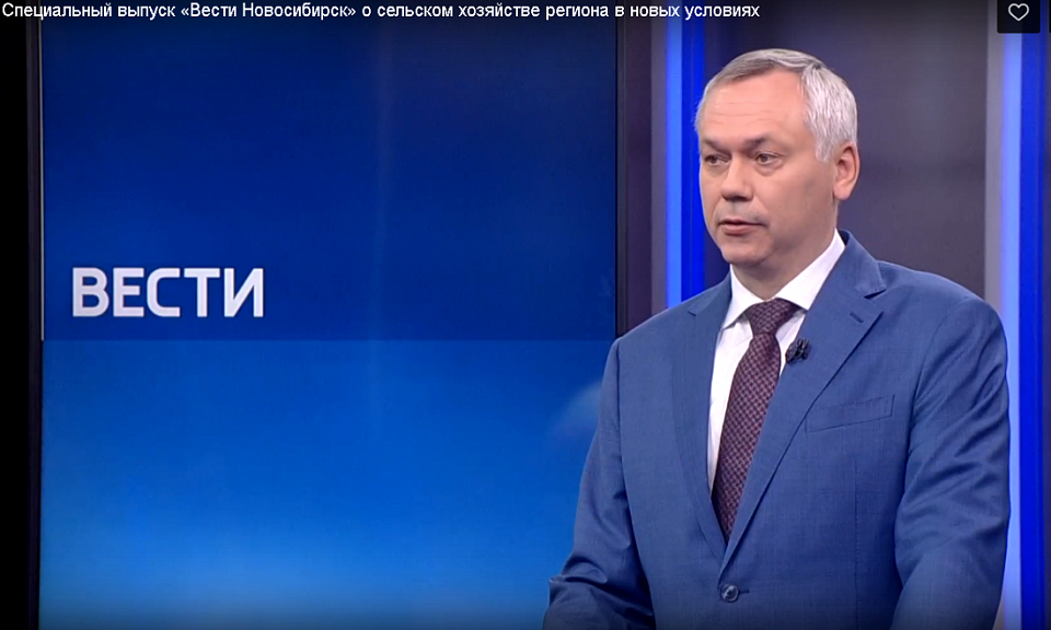 Скрин видео специального выпуска «Вести Новосибирск»