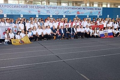    Спортсмены Подмосковья на соревнованиях по спортивному метанию ножа © Пресс-служба Министерства физической культуры и спорта Московской области