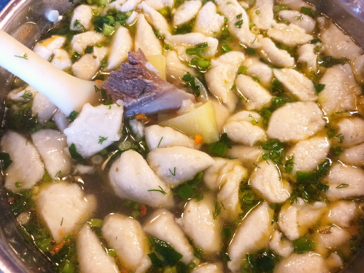 Готовый суп