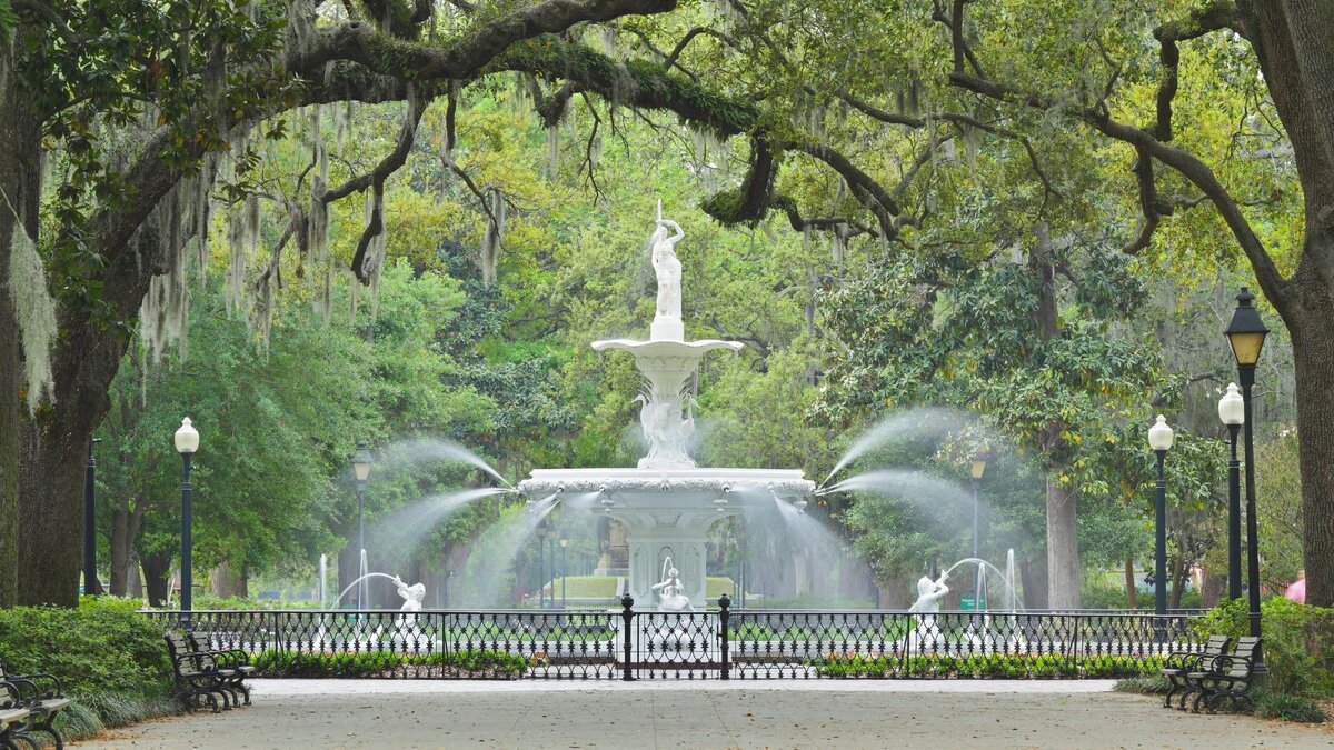 Фортсайт - парк, Саванна, Джорджия