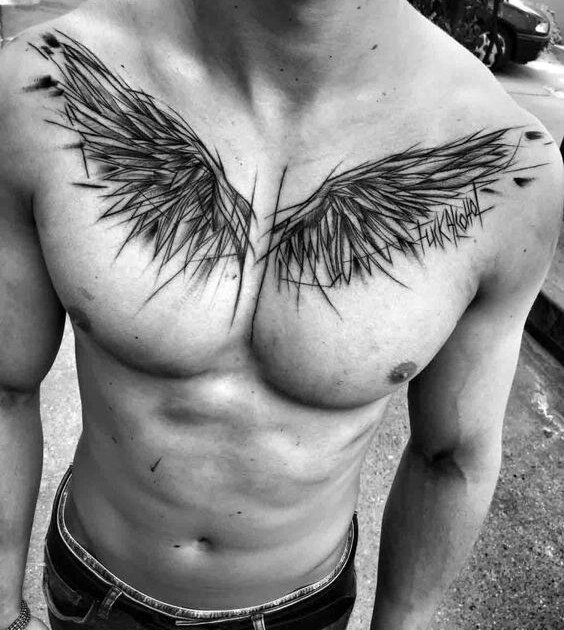 Тату у девушек | Дизайн тату ангела, Крыло ангела татуировки, Крутые татуировки