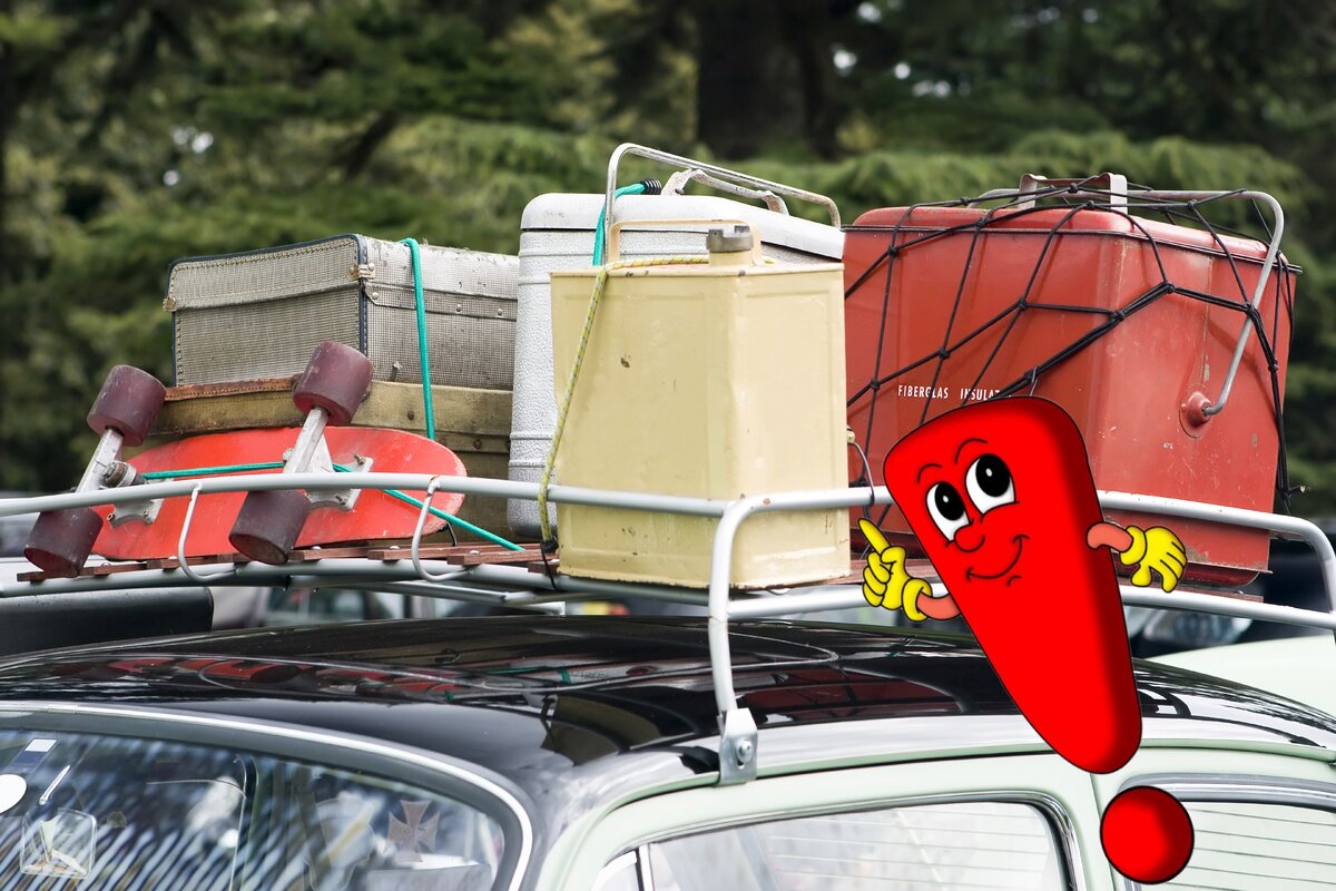 Можно ли получить штраф за багажник на крыше автомобиля