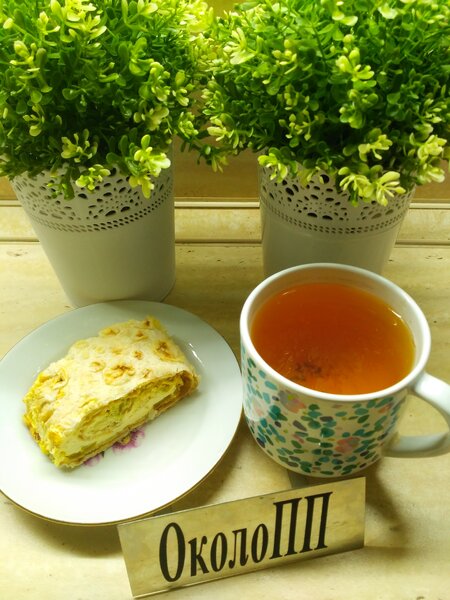 Творожный рулет