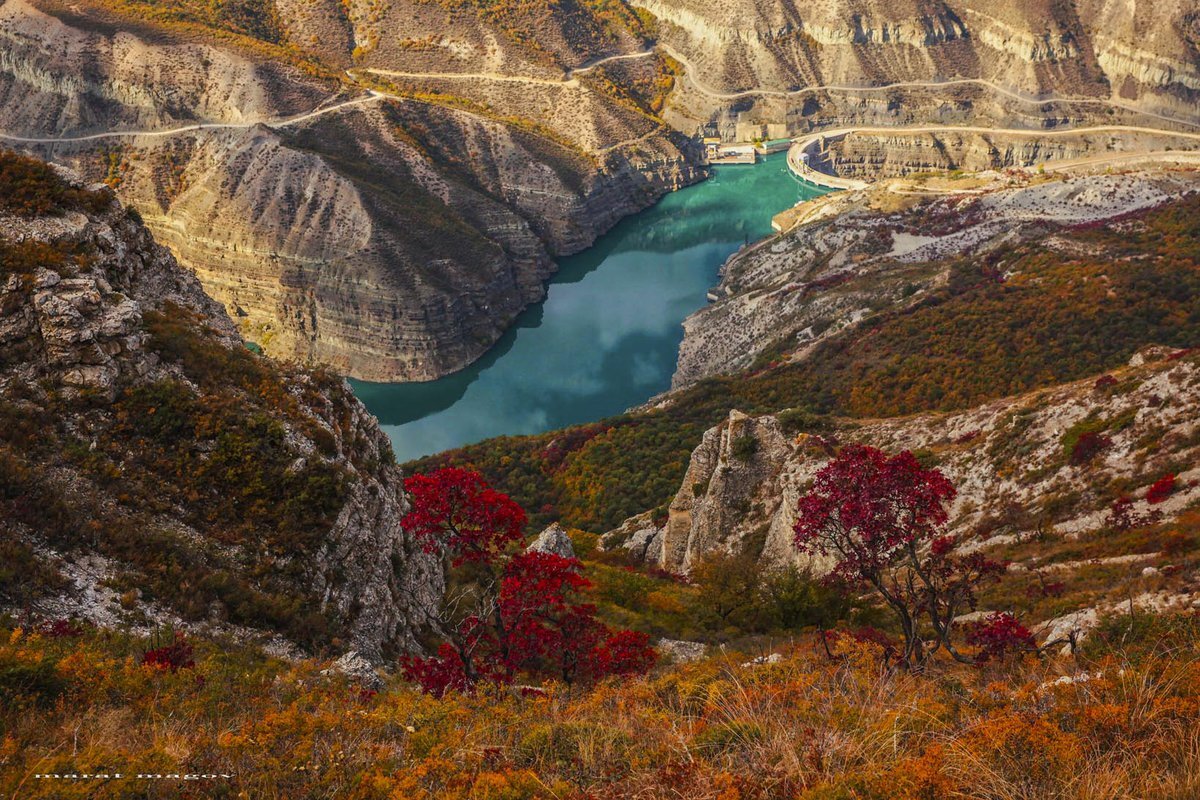 Осенний Сулакский каньон