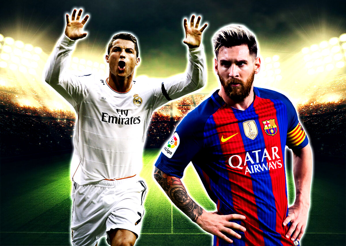 Леонель Месси и Криштиано Роналдо