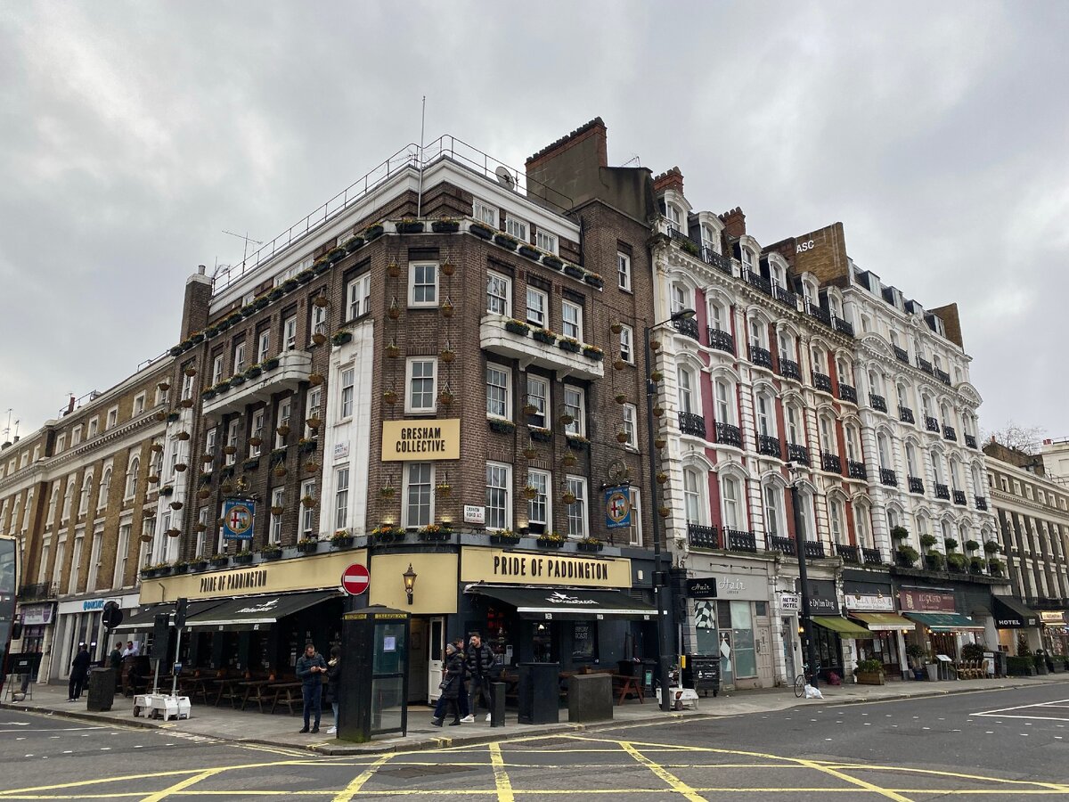 Типичная застройка для Лондона