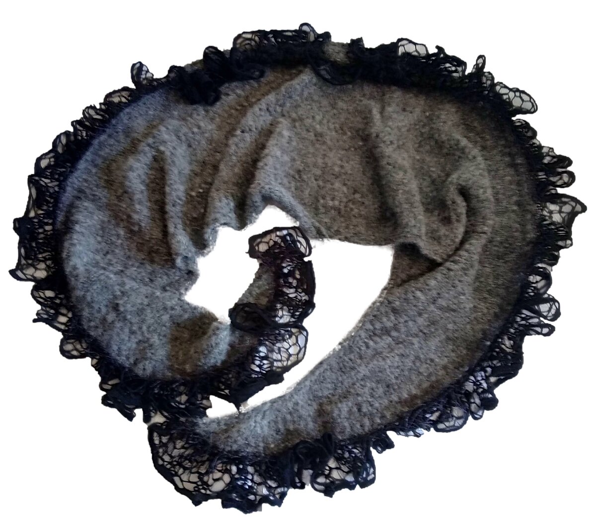 шаль-фишю спицами