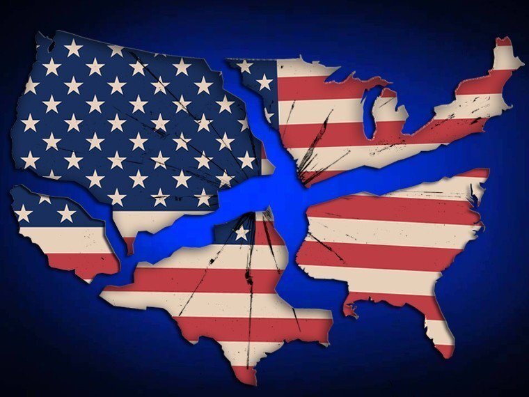 Распад США