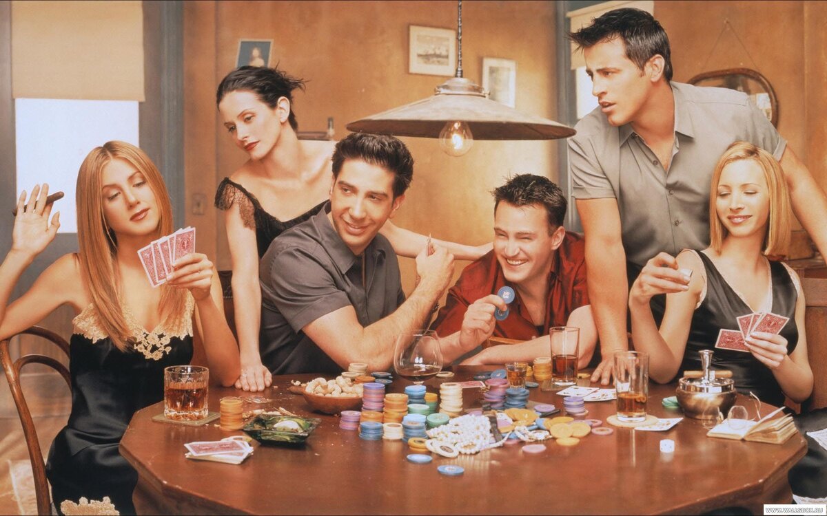 Фото из ситкома "Друзья"
