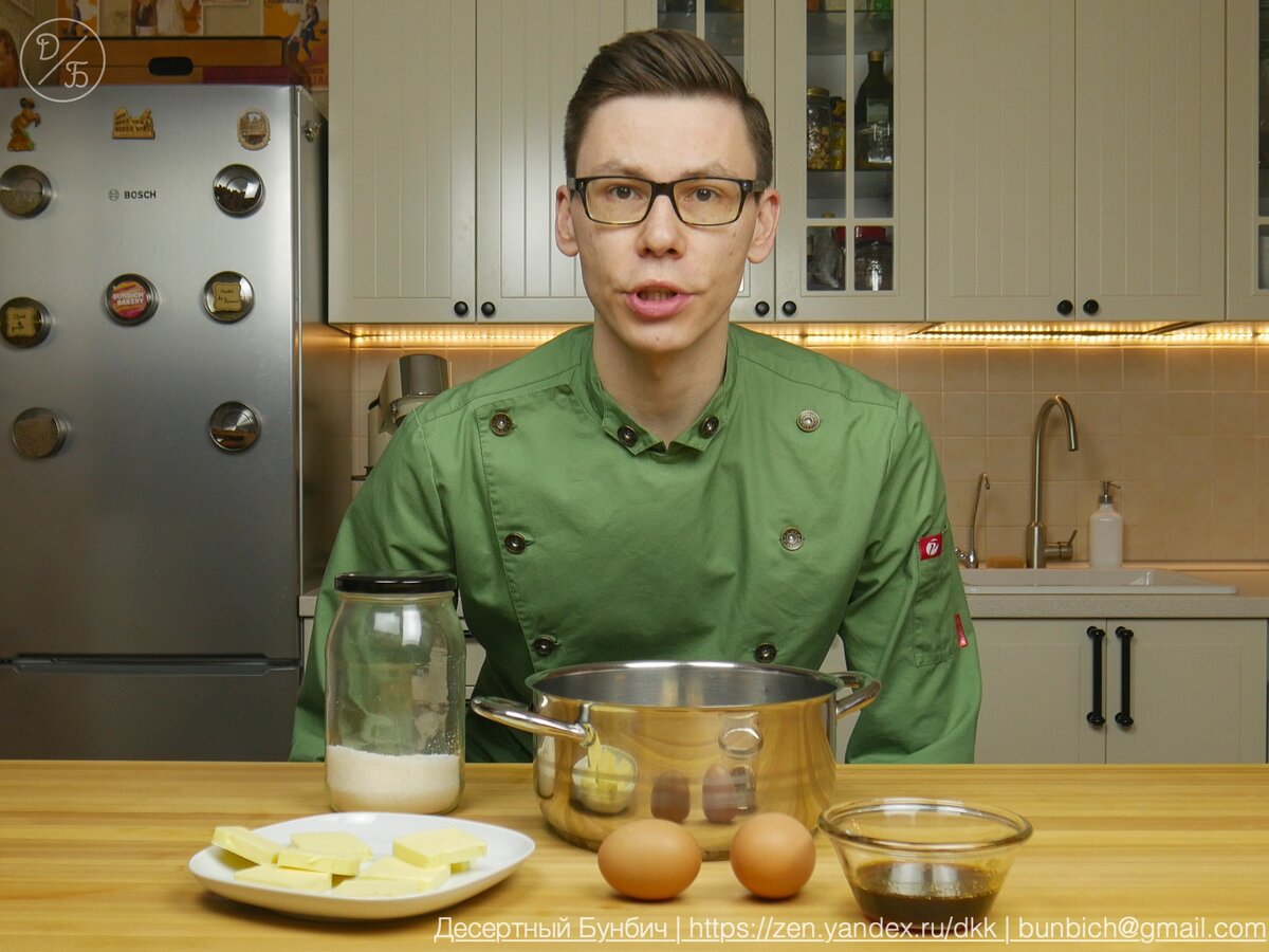 Все ингредиенты для торта Рыжик, мука в кадр не попала