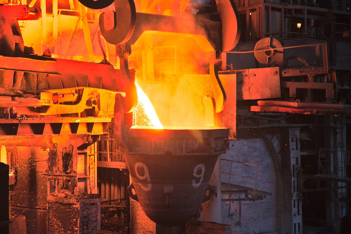 Доменное производство металла
