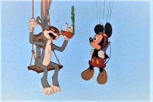 Багз Банни и Микки Маус