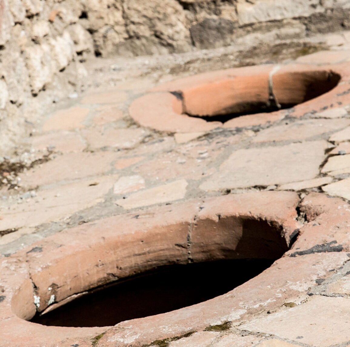 Древний туалет в Помпеи