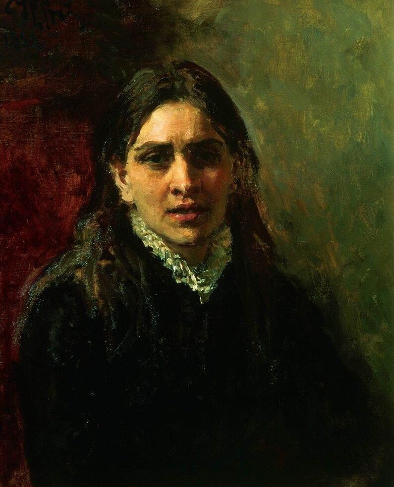 Илья Репин "Портрет Полины Стрепетовой"