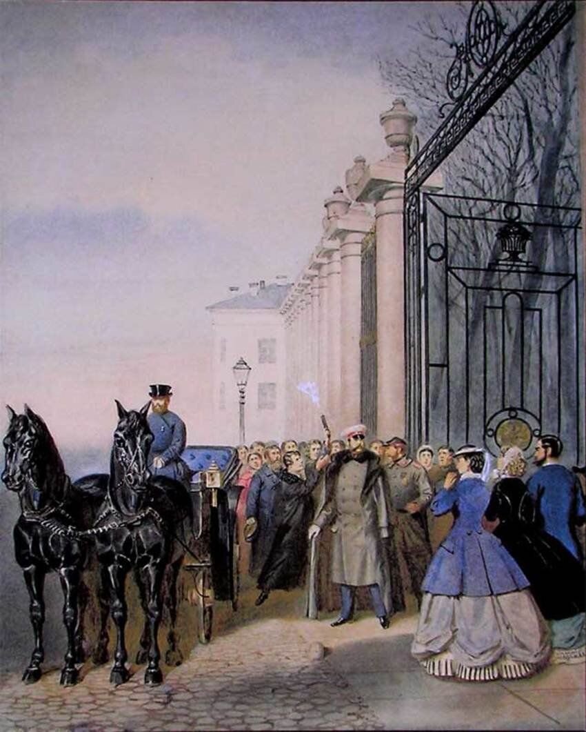                            Покушение Дмитрия Казакова на Александра II  