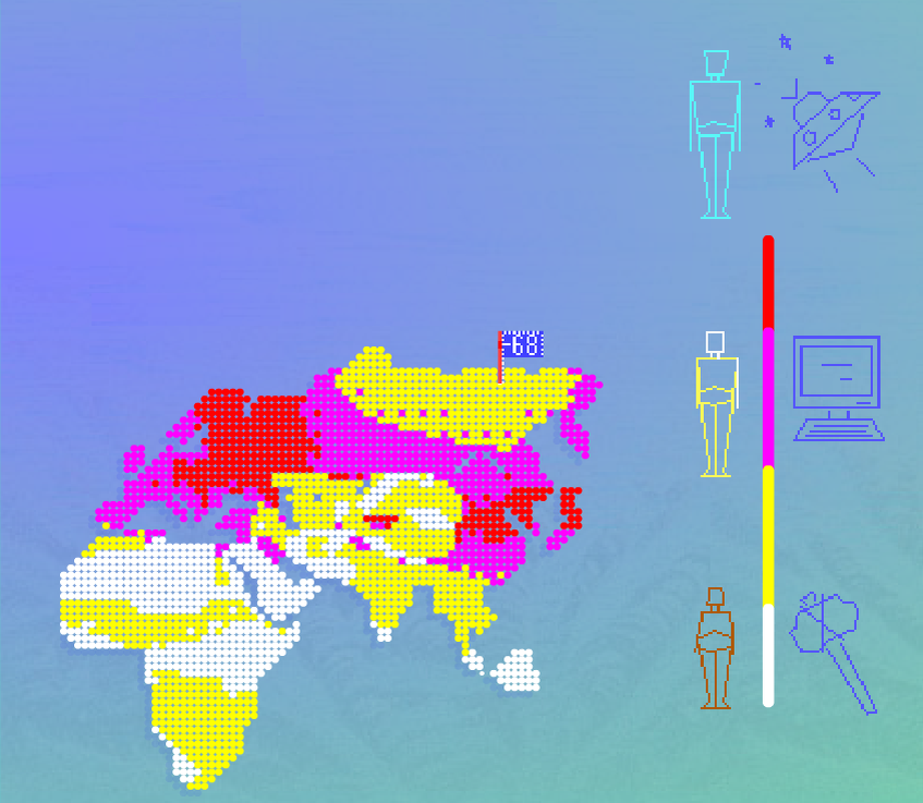 расчётный "Пояс передового развития" согласно Калькулятору Цивилзации