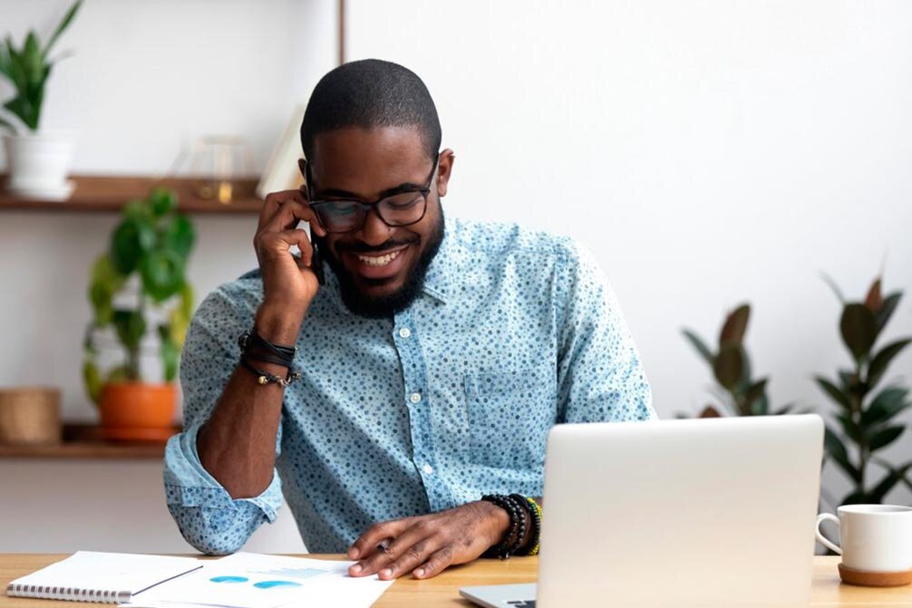 смартфон на работе