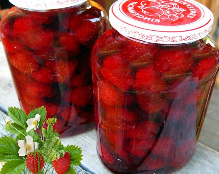 Клубничный джем, конфитюр, варенье и клубника в сиропе - если у вас уродилось много ароматных ягод