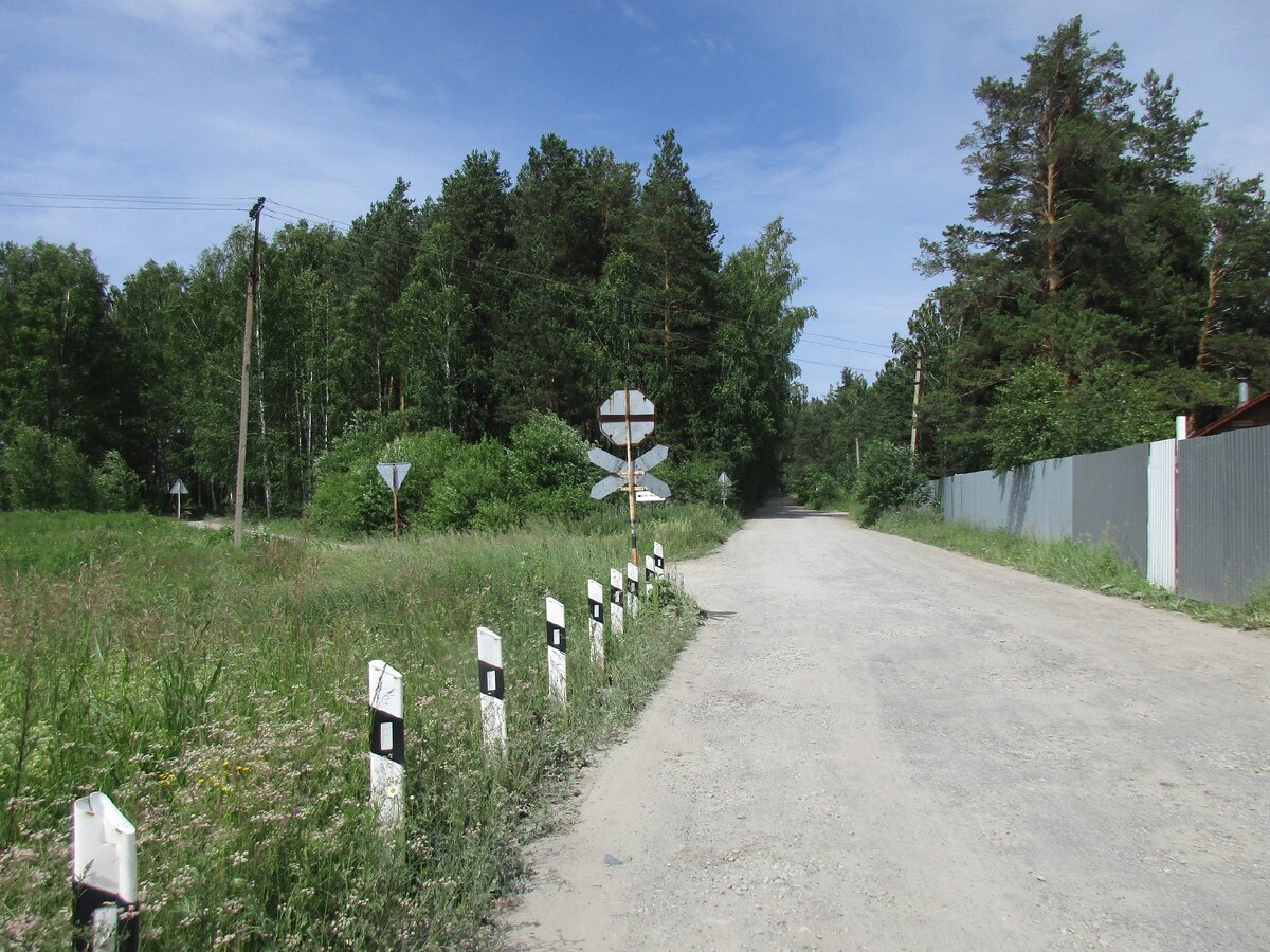 Возвращаемся на дорогу под ЛЭП