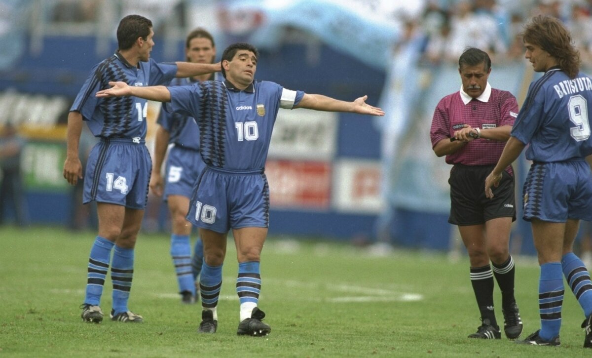 Диего Марадона, ЧМ по футболу в США, 1994 год © Getty Images Russia