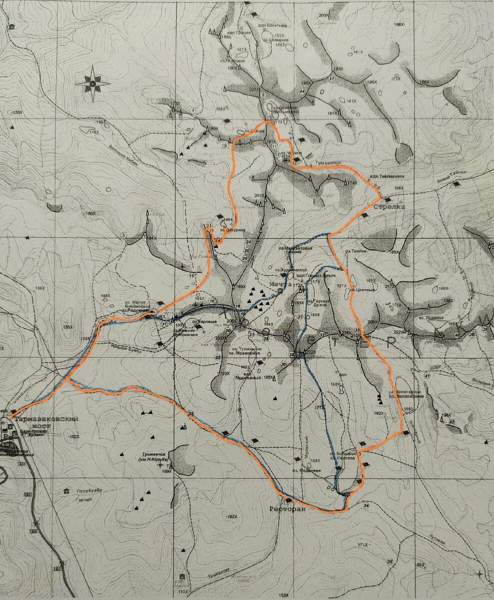 Наш маршрут на карте. 