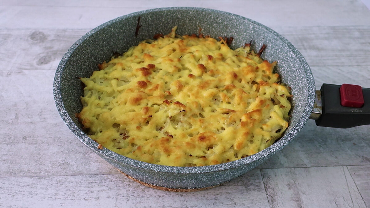 Капустная запеканка с курицей