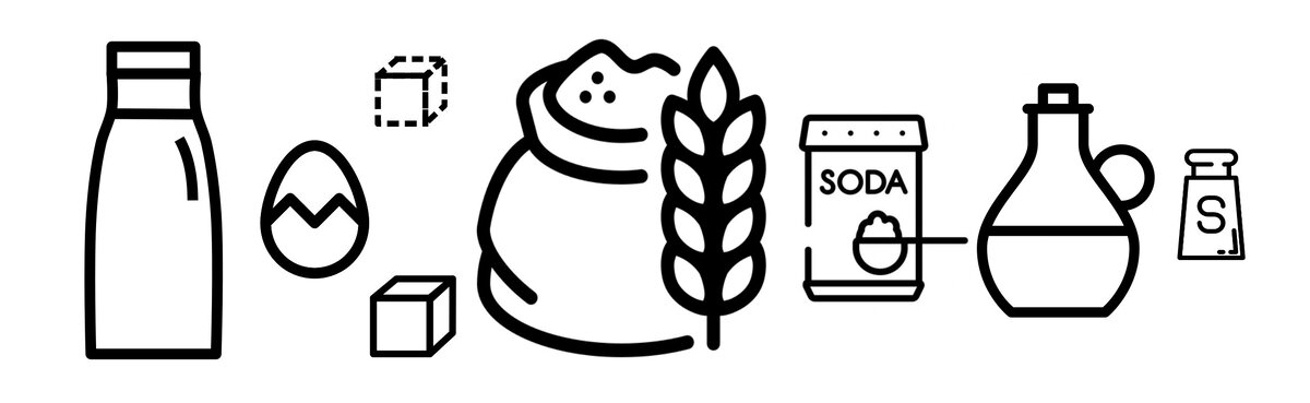 Ингредиенты для оладушек