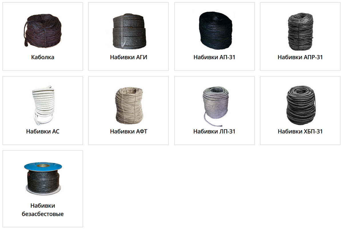 Набивки. Источник фото Кирелис